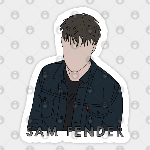 Sam Fender Sticker by Master Of None 